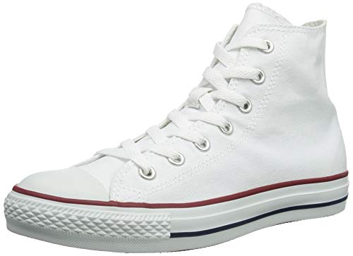 Converse Unisex Chuck Taylor All Star Hi Top Sneaker Optical White 11 B(M) US Women / 9 D(M) US Men Converse Unisex Chuck Taylor All Star Hi Top Sneaker Optical White 11 B(M) US Women / 9 D(M) US Men