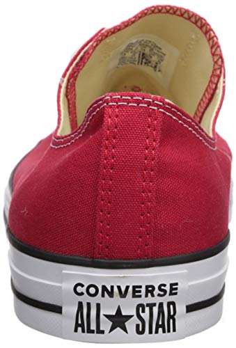 Converse Unisex Chuck Taylor All Star Ox Canvas Sneakers (38 M EU/7.5 B(M) US Women/5.5 D(M) US Men, Red)