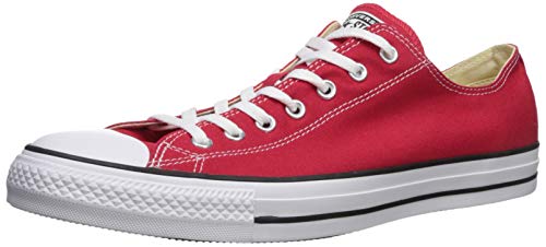Converse Unisex Chuck Taylor All Star Ox Canvas Sneakers (38 M EU/7.5 B(M) US Women/5.5 D(M) US Men, Red)