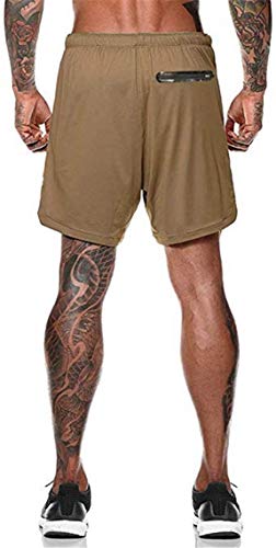 Cooden Deporte Pantalones Cortos para Hombre e Fitness Bodybuilding Pantalones de Tenis con Cordón Cooden Deporte Pantalones Cortos para Hombre e Fitness Bodybuilding Pantalones de Tenis con Cordón