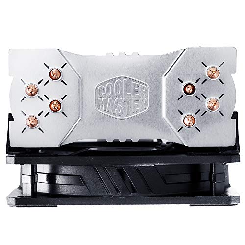 Cooler Master Hyper 212 EVO V2, Sistema de enfriamiento de CPU - Mejor Rendimiento, características mejoradas - Disipador de Calor Compensado, 4 Heatpipes de Contacto Directo, Ventilador de 120 mm Cooler Master Hyper 212 EVO V2, Sistema de enfriamiento de CPU - Mejor Rendimiento, características mejoradas - Disipador de Calor Compensado, 4 Heatpipes de Contacto Directo, Ventilador de 120 mm