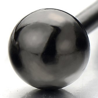 COOLSTEELANDBEYOND Bola Labio Piercing Labret Monroe Tragus Joyas para el Cuerpo Acero Inoxidable(Calibre:8MM) COOLSTEELANDBEYOND Bola Labio Piercing Labret Monroe Tragus Joyas para el Cuerpo Acero Inoxidable(Calibre:8MM)