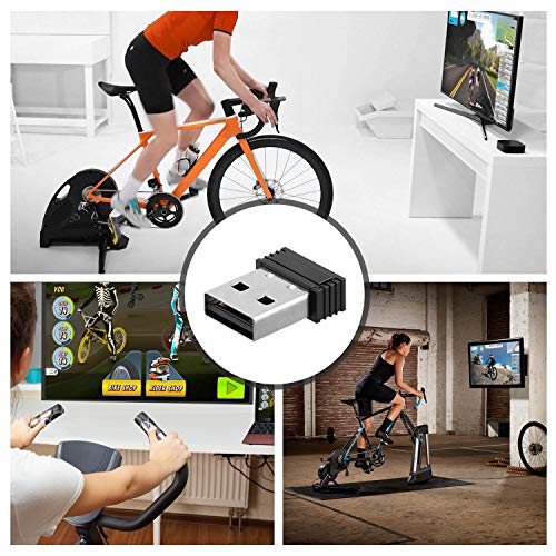 CooSpo Adaptador de USB Zwift Ant+ Dongle Receptor USB 2.0 para Garmin Forerunner 310XT,910XT,60,405,405CX,410,610