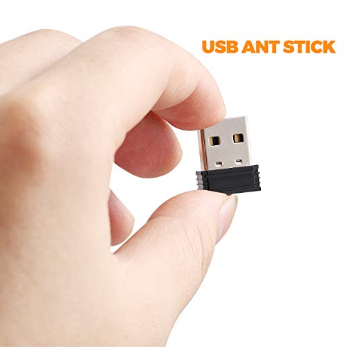CooSpo Adaptador de USB Zwift Ant+ Dongle Receptor USB 2.0 para Garmin Forerunner 310XT,910XT,60,405,405CX,410,610