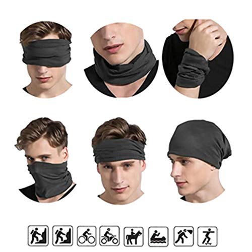 Copricapo Multifunzionale per Copricapo Bandana, Maschera per Il Viso Più Calda, Sciarpa Magica per Scaldacollo Multiuso All'Aperto