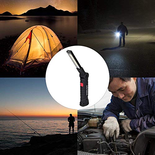Coquimbo Linterna Taller LED Recargable, Talla Grande 360°Rotate 5 Modos Lámpara de Inspección, LED Portátil Linterna con Base Magnética y Gancho (2 Piezas, Grande) Coquimbo Linterna Taller LED Recargable, Talla Grande 360°Rotate 5 Modos Lámpara de Inspección, LED Portátil Linterna con Base Magnética y Gancho (2 Piezas, Grande)