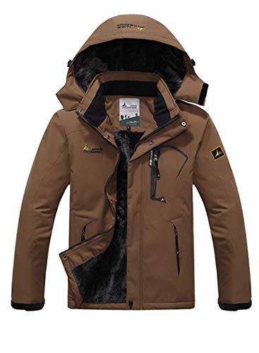 CORAFRITZ Chaqueta interior de forro polar para hombre, resistente al viento, impermeable, con capucha, para mujer CORAFRITZ Chaqueta interior de forro polar para hombre, resistente al viento, impermeable, con capucha, para mujer