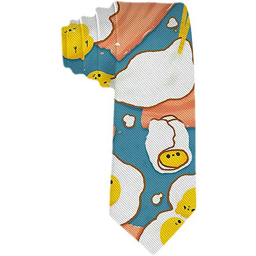 Corbata de yema de huevo y tocino linda envuelta en proteína para hombre Corbata de poliéster Corbata tejida de jacquard Corbatas Regalo novedoso para hombre Corbata de yema de huevo y tocino linda envuelta en proteína para hombre Corbata de poliéster Corbata tejida de jacquard Corbatas Regalo novedoso para hombre