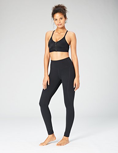 Core 10 Build Your Own Yoga Full-Length Legging Leggings, Negro, 2X (18W-20W) - Short