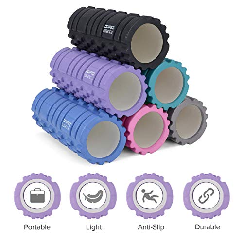 CORE BALANCE Rodillo de Espuma con Rejilla para Masaje. Alivia Dolor Muscular, Ideal para Puntos gatillo miofascial y Tejidos Profundos. Esencial para Masaje Deportivo, Fitness, Pilates, Yoga, fisio CORE BALANCE Rodillo de Espuma con Rejilla para Masaje. Alivia Dolor Muscular, Ideal para Puntos gatillo miofascial y Tejidos Profundos. Esencial para Masaje Deportivo, Fitness, Pilates, Yoga, fisio