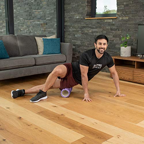 CORE BALANCE Rodillo de Espuma con Rejilla para Masaje. Alivia Dolor Muscular, Ideal para Puntos gatillo miofascial y Tejidos Profundos. Esencial para Masaje Deportivo, Fitness, Pilates, Yoga, fisio CORE BALANCE Rodillo de Espuma con Rejilla para Masaje. Alivia Dolor Muscular, Ideal para Puntos gatillo miofascial y Tejidos Profundos. Esencial para Masaje Deportivo, Fitness, Pilates, Yoga, fisio