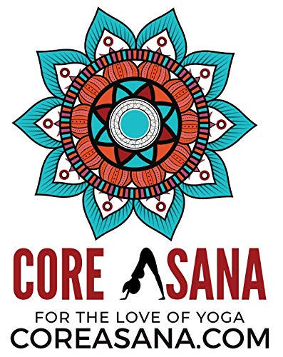 COREASANA Seven Chakra - Esterilla de yoga antideslizante Vinyasa Ashtanga de corcho natural, ideal para viajes, camping, yoga, esterilla de yoga, esterilla ultraligera (sin siete chakras)