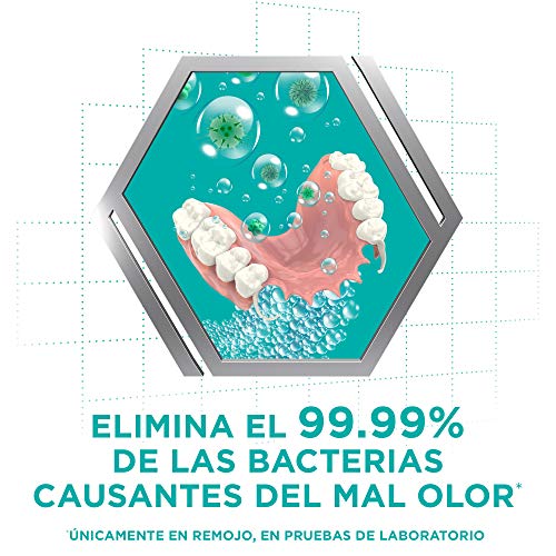 Corega Oxígeno Bio-Activo 3 Minutos Tabletas Limpiadoras para Prótesis Dentales, Férula Dental y Ortodoncia - 66 tabletas