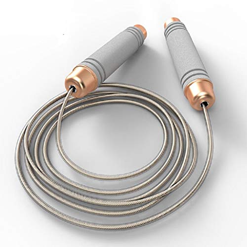 Coriver Skipping Rope Speed ​​Jump Rope Mango de Espuma de Memoria Suave y Cuerda Ajustable sin enredos, Cuerda de Salto ponderada para Cardio, Entrenamiento de Resistencia, Entrenamientos de Fitness