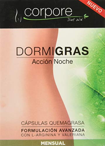 Corpore Diet Complementos Alimenticios de Control de Peso "Dormigras" Acción Noche - 60 Cápsulas Corpore Diet Complementos Alimenticios de Control de Peso "Dormigras" Acción Noche - 60 Cápsulas