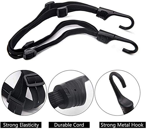 Correa de Casco Cuerda Moto Motocicleta Bicicleta 60cm, Cuerda Correa de Moto Motocicleta Bicicleta, Cuerda de Equipaje, Vendaje Cuerda Red Elástica Casco de Motocicleta Equipaje, Negro Correa de Casco Cuerda Moto Motocicleta Bicicleta 60cm, Cuerda Correa de Moto Motocicleta Bicicleta, Cuerda de Equipaje, Vendaje Cuerda Red Elástica Casco de Motocicleta Equipaje, Negro