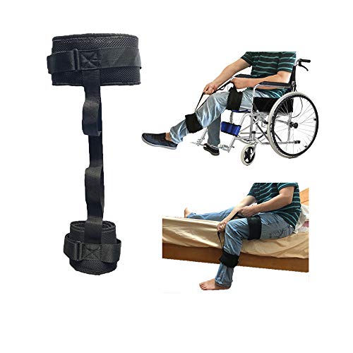 Correa elevadora para piernas Elevador para discapacitados Silla de ruedas Dispositivos de elevación para ancianos Pie Rodilla Muslo Lazo de hasta 25"con empuñadura