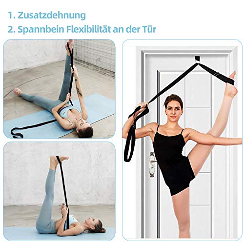 Correa para Yoga, Banda de Resistencia de Piernas, Aplicable para Entrenamientos de Yoga Ballet Gimnasia Correa para Yoga, Banda de Resistencia de Piernas, Aplicable para Entrenamientos de Yoga Ballet Gimnasia