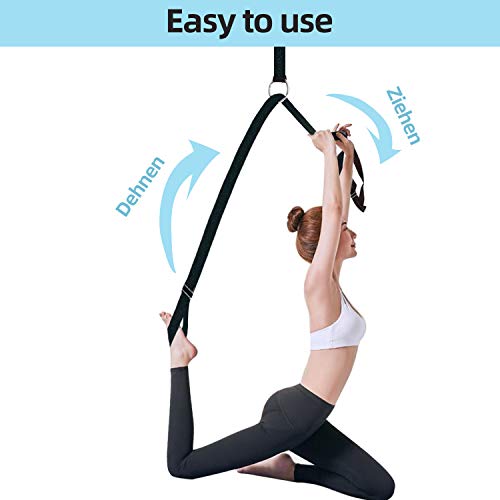 Correa para Yoga, Banda de Resistencia de Piernas, Aplicable para Entrenamientos de Yoga Ballet Gimnasia Correa para Yoga, Banda de Resistencia de Piernas, Aplicable para Entrenamientos de Yoga Ballet Gimnasia