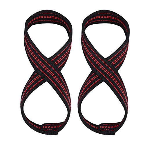 Correas de Levantamiento de Pesas,1 Par Correas de Entrenamiento de Levantamiento de Pesas Nylon Suave Weight Lifting Straps Correas de Agarre de Levantamiento de Pesas para Mujeres y Hombres S / M(S)