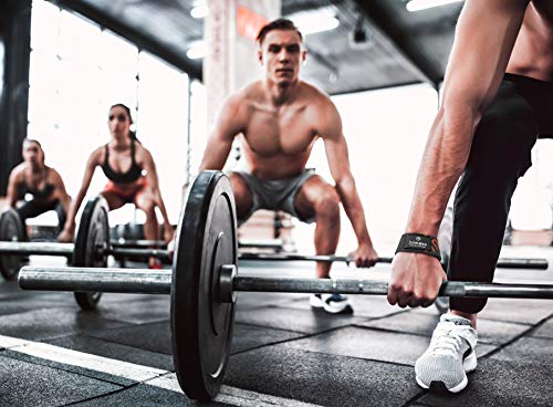 Correas Levantamiento De Pesas, 2 Unidades - Muñequeras Deportivas Profesionales Acolchadas | Weight Lifting Bar Straps para Powerlifting Crossfit Entrenamiento Culturismo Haciendo Deporte Fitness Correas Levantamiento De Pesas, 2 Unidades - Muñequeras Deportivas Profesionales Acolchadas | Weight Lifting Bar Straps para Powerlifting Crossfit Entrenamiento Culturismo Haciendo Deporte Fitness