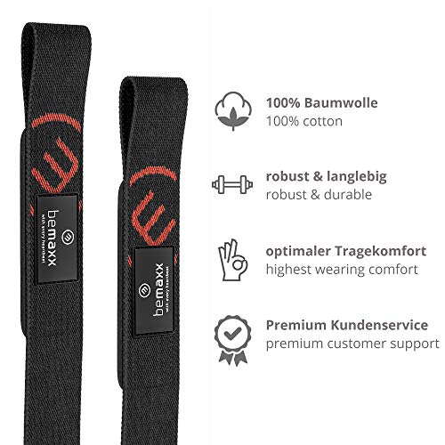 Correas Levantamiento De Pesas, 2 Unidades - Muñequeras Deportivas Profesionales Acolchadas | Weight Lifting Bar Straps para Powerlifting Crossfit Entrenamiento Culturismo Haciendo Deporte Fitness