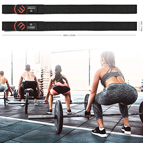 Correas Levantamiento De Pesas, 2 Unidades - Muñequeras Deportivas Profesionales Acolchadas | Weight Lifting Bar Straps para Powerlifting Crossfit Entrenamiento Culturismo Haciendo Deporte Fitness