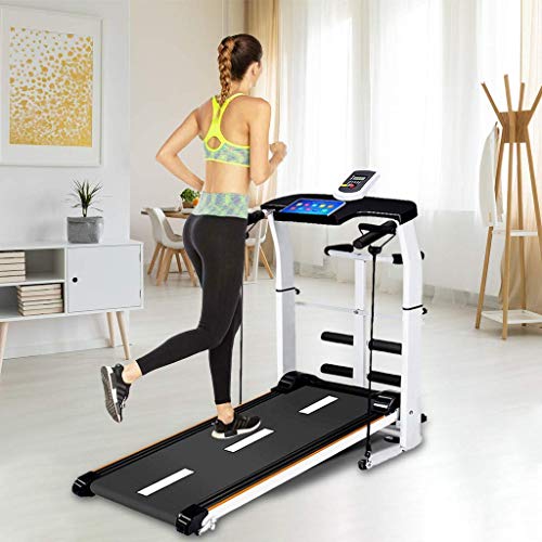 Correr plegable, en decúbito supino, torsión en T, cinta de correr mecánica 4 en 1 con cuerda de tracción, pantalla LED, cinta de correr no eléctrica, apretar, embellecer las líneas abdominales, ahorr