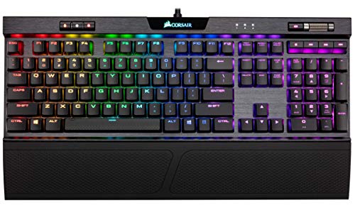 Corsair K70 MK.2 RGB Low Profile Teclado mecánico para Gaming retroiluminación LED RGB, QWERTY Español, Cherry MX Speed (Rápido y altamente preciso)