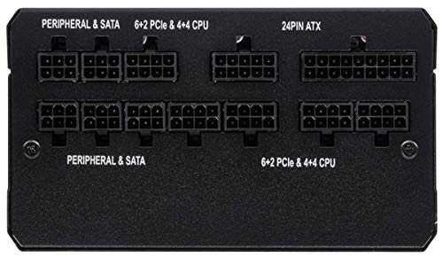 Corsair RM750 - Fuente de Alimentación (ATX Totalmente Modular, 80 Plus Gold, 750 W) color negro (CP-9020195-EU) Corsair RM750 - Fuente de Alimentación (ATX Totalmente Modular, 80 Plus Gold, 750 W) color negro (CP-9020195-EU)