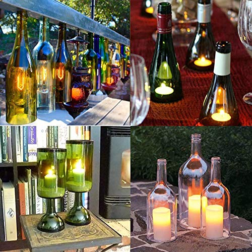 Cortador de botellas, cortador de vidrio, metal, vino, cerveza, botellas de vidrio, herramienta de corte, vidrio, cortador de botellas, máquina, negro para lámpara creativa, vela y maceta Cortador de botellas, cortador de vidrio, metal, vino, cerveza, botellas de vidrio, herramienta de corte, vidrio, cortador de botellas, máquina, negro para lámpara creativa, vela y maceta