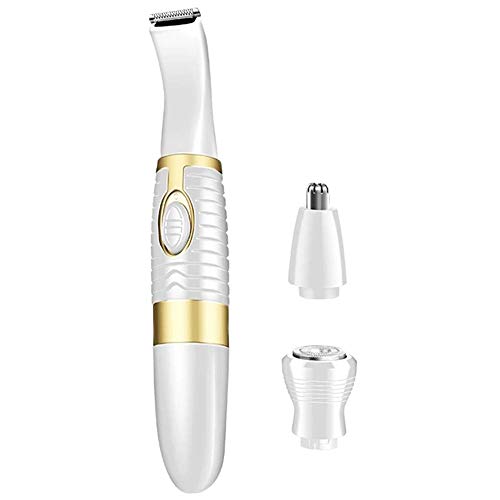 Cortadora de Pelo Nariz y Orejas Depiladora Eléctrica para Mujeres Máquina de Afeitar Portátil 3 en 1 para Afeitarse la Nariz, el oído, las cejas Depilación. Cortadora de Pelo Nariz y Orejas Depiladora Eléctrica para Mujeres Máquina de Afeitar Portátil 3 en 1 para Afeitarse la Nariz, el oído, las cejas Depilación.