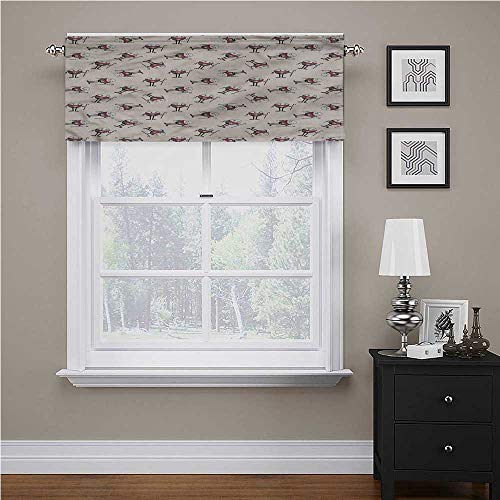 Cortina de ventana Adorise Alicia en el país de las maravillas, diseño de huevo de cocina con bloque de calor y frío, muy bien, 150 x 45 cm Cortina de ventana Adorise Alicia en el país de las maravillas, diseño de huevo de cocina con bloque de calor y frío, muy bien, 150 x 45 cm