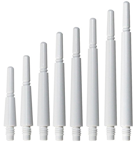 Cosmo Darts Cañas fit Shaft Gear Normal spining Blanca (giratoria) Talla 5