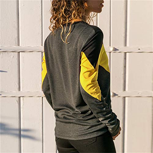 Costura Color De Contraste Cuello Redondo Manga Larga Camiseta Mujer Top,Belasdla Mujer Camisas Mujer Verano Elegantes Casual Mujer Mang A Costura De ImpresióN De Manga Costura Color De Contraste Cuello Redondo Manga Larga Camiseta Mujer Top,Belasdla Mujer Camisas Mujer Verano Elegantes Casual Mujer Mang A Costura De ImpresióN De Manga