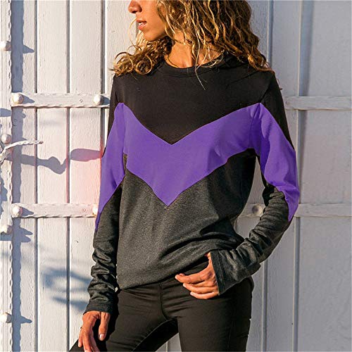 Costura Color De Contraste Cuello Redondo Manga Larga Camiseta Mujer Top,Belasdla Mujer Camisas Mujer Verano Elegantes Casual Mujer Mang A Costura De ImpresióN De Manga Costura Color De Contraste Cuello Redondo Manga Larga Camiseta Mujer Top,Belasdla Mujer Camisas Mujer Verano Elegantes Casual Mujer Mang A Costura De ImpresióN De Manga