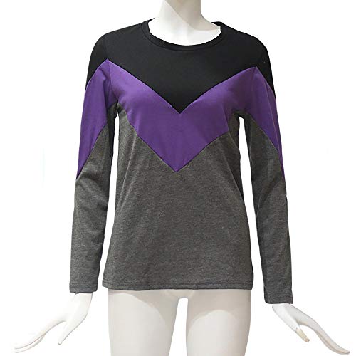 Costura Color De Contraste Cuello Redondo Manga Larga Camiseta Mujer Top,Belasdla Mujer Camisas Mujer Verano Elegantes Casual Mujer Mang A Costura De ImpresióN De Manga Costura Color De Contraste Cuello Redondo Manga Larga Camiseta Mujer Top,Belasdla Mujer Camisas Mujer Verano Elegantes Casual Mujer Mang A Costura De ImpresióN De Manga