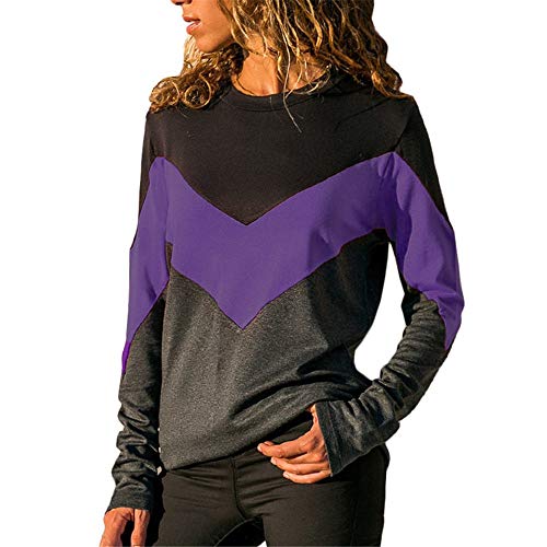 Costura Color De Contraste Cuello Redondo Manga Larga Camiseta Mujer Top,Belasdla Mujer Camisas Mujer Verano Elegantes Casual Mujer Mang A Costura De ImpresióN De Manga Costura Color De Contraste Cuello Redondo Manga Larga Camiseta Mujer Top,Belasdla Mujer Camisas Mujer Verano Elegantes Casual Mujer Mang A Costura De ImpresióN De Manga