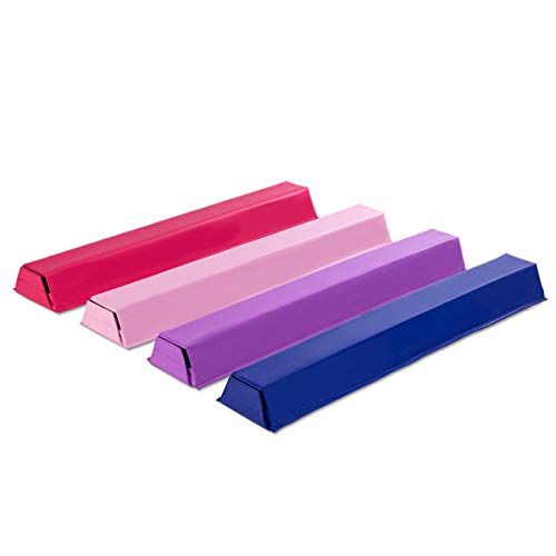 COSTWAY 117CM Barra de Equilibrio Gimnasia PU Entrenamiento Balance Beam para Fitness Ejercicio (Azul) COSTWAY 117CM Barra de Equilibrio Gimnasia PU Entrenamiento Balance Beam para Fitness Ejercicio (Azul)