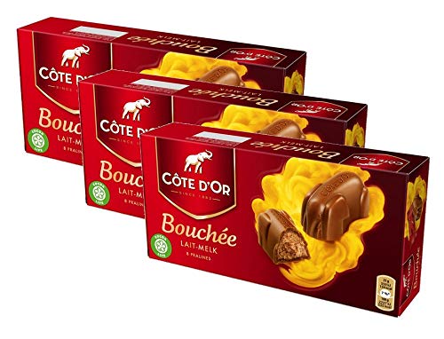 Cote d'Or Bouchee Lait, paquete de 3 3x200g (16x25g) Cote d'Or Bouchee Lait, paquete de 3 3x200g (16x25g)