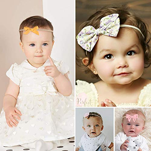 COUXILY Cintas Pelo Bebe Niña 10 Pcs Multicolor Suave Elásticas Diademas Bebe Niña Recien Nacida Turbantes Para Bebe Niñas (B) COUXILY Cintas Pelo Bebe Niña 10 Pcs Multicolor Suave Elásticas Diademas Bebe Niña Recien Nacida Turbantes Para Bebe Niñas (B)
