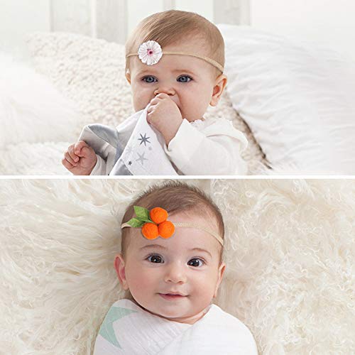 COUXILY Cintas Pelo Bebe Niña 10 Pcs Multicolor Suave Elásticas Diademas Bebe Niña Recien Nacida Turbantes Para Bebe Niñas (B) COUXILY Cintas Pelo Bebe Niña 10 Pcs Multicolor Suave Elásticas Diademas Bebe Niña Recien Nacida Turbantes Para Bebe Niñas (B)