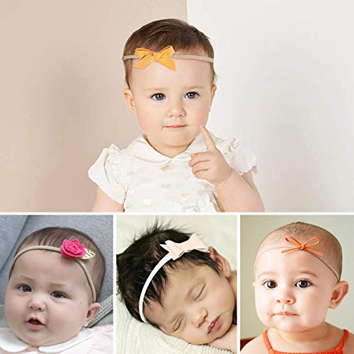 COUXILY Cintas Pelo Bebe Niña 10 Pcs Multicolor Suave Elásticas Diademas Bebe Niña Recien Nacida Turbantes Para Bebe Niñas (B) COUXILY Cintas Pelo Bebe Niña 10 Pcs Multicolor Suave Elásticas Diademas Bebe Niña Recien Nacida Turbantes Para Bebe Niñas (B)