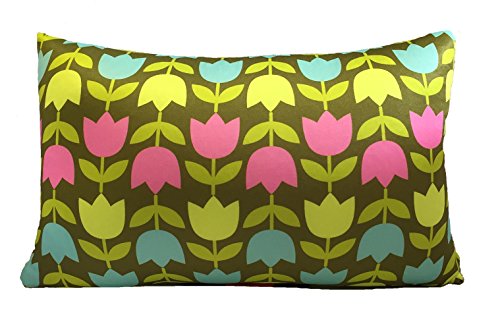 COVERBAGBCN Cojín Antiestres Cuadrado Relleno Bolitas - Tulipanes COVERBAGBCN Cojín Antiestres Cuadrado Relleno Bolitas - Tulipanes