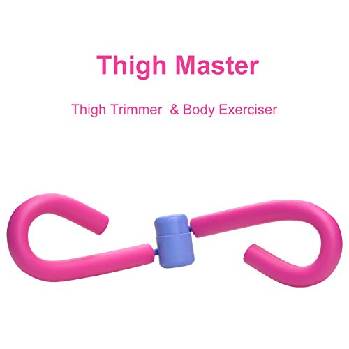 COVVY Thigh Master - Tóner de Muslo para ejercitar Muslos, piernas, Brazos, Pecho, Culturismo, pérdida de Peso, Equipo de Entrenamiento para el Gimnasio en casa (Rosado)