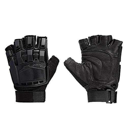 COZOCO Unisex Tácticas Al Aire Libre Guantes Cálidos De Invierno Medio Dedo Bicicleta Escalada Guantes De Trabajo (XL, negro) COZOCO Unisex Tácticas Al Aire Libre Guantes Cálidos De Invierno Medio Dedo Bicicleta Escalada Guantes De Trabajo (XL, negro)