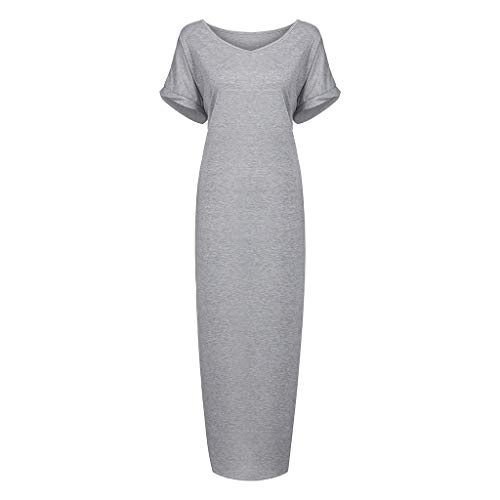 COZOCO Vestido Largo para Damas Fiesta de Noche Ropa de Algodón Informal Vestido Sexy y Elegante sin Mangas de Verano y con Eslinga de Color Sólido COZOCO Vestido Largo para Damas Fiesta de Noche Ropa de Algodón Informal Vestido Sexy y Elegante sin Mangas de Verano y con Eslinga de Color Sólido