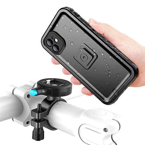Cozycase Soporte Movil Bici para iPhone 11 con Funda estanca, Teléfono Aluminio Manillar de Bicicleta de Montaje Cozycase Soporte Movil Bici para iPhone 11 con Funda estanca, Teléfono Aluminio Manillar de Bicicleta de Montaje
