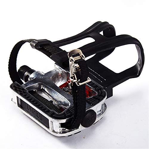 COZYROOMY Pedal SPD - Pedales híbrido con Jaula y Correa, Adecuado para Bicicletas estáticas de Interior, Bici Spinning y Todas Las Bicicletas de Eje de 9/16", Garantía de 6 Meses COZYROOMY Pedal SPD - Pedales híbrido con Jaula y Correa, Adecuado para Bicicletas estáticas de Interior, Bici Spinning y Todas Las Bicicletas de Eje de 9/16", Garantía de 6 Meses