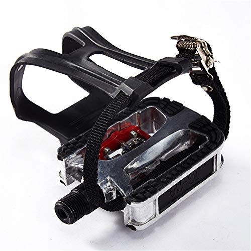 COZYROOMY Pedal SPD - Pedales híbrido con Jaula y Correa, Adecuado para Bicicletas estáticas de Interior, Bici Spinning y Todas Las Bicicletas de Eje de 9/16", Garantía de 6 Meses COZYROOMY Pedal SPD - Pedales híbrido con Jaula y Correa, Adecuado para Bicicletas estáticas de Interior, Bici Spinning y Todas Las Bicicletas de Eje de 9/16", Garantía de 6 Meses